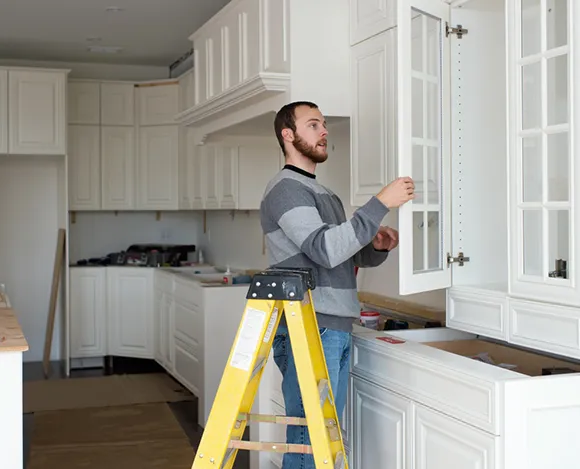 Residential cabinetry repair solutions ensure durable, high-quality cabinet restoration and refinishing.